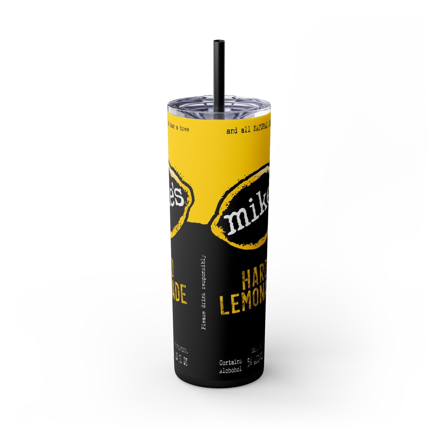 Mikes Lemonade  Tumbler with Straw, 20oz