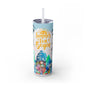 Gnome Summer Skinny Tumbler with Straw, 20oz