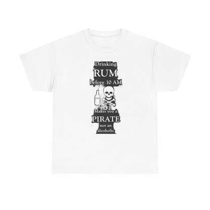 Drinking Rum  Cotton Tee