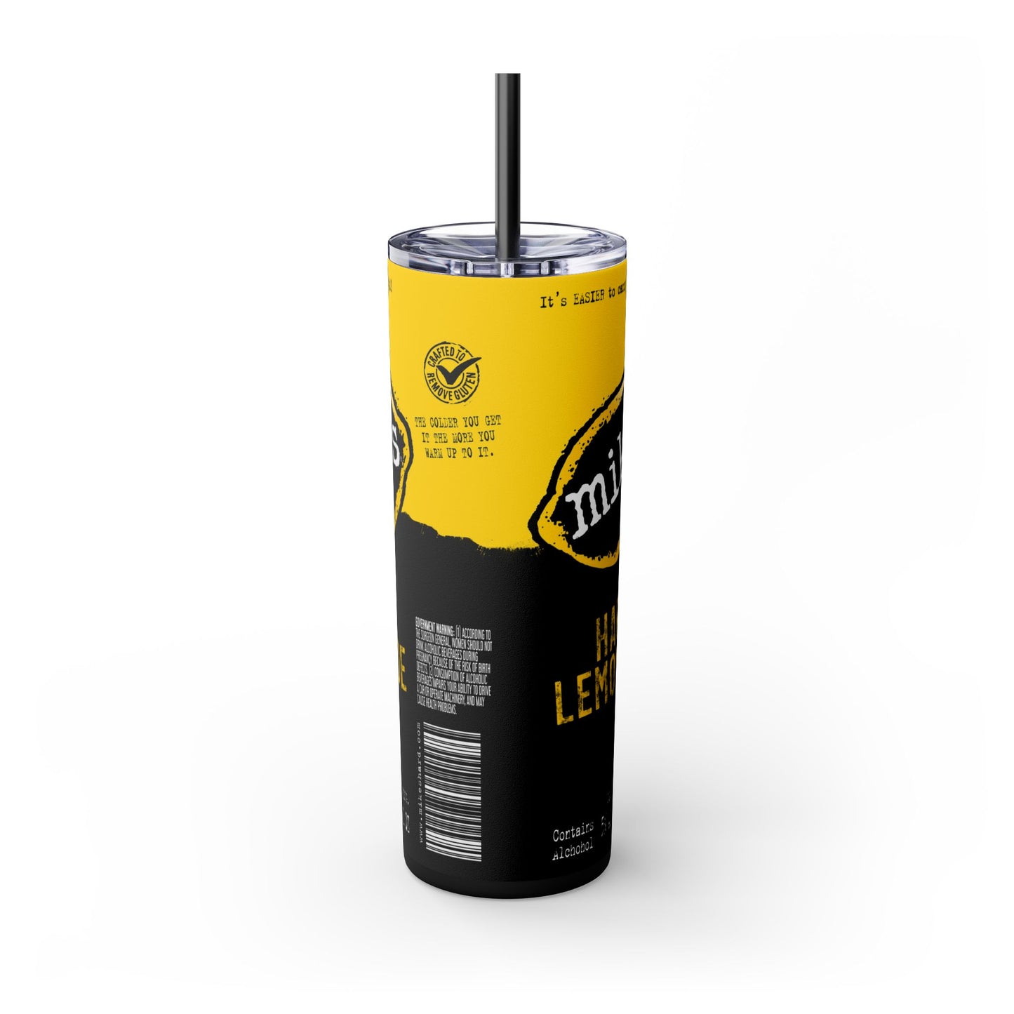 Mikes Lemonade  Tumbler with Straw, 20oz