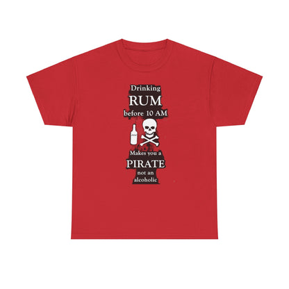 Drinking Rum  Cotton Tee