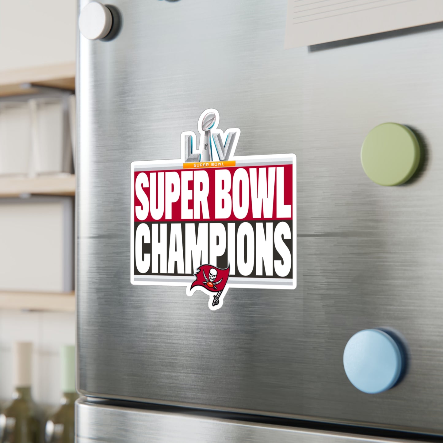 TB Super Bowl LIV Kiss-Cut Vinyl Decals