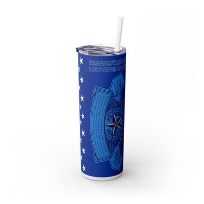 Bud Lt Tumbler with Straw, 20oz