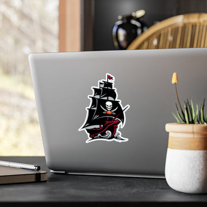 TB Black Ship Kiss-Cut Vinyl Decals