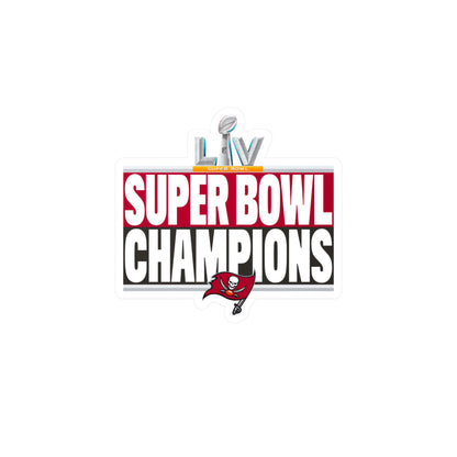 TB Super Bowl LIV Kiss-Cut Vinyl Decals