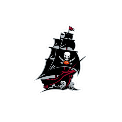 TB Black Ship Kiss-Cut Vinyl Decals