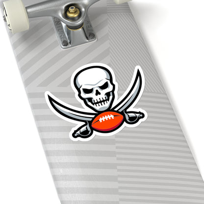 Bucs Skull  Stickers