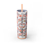 Mom Skinny Tumbler with Straw, 20oz