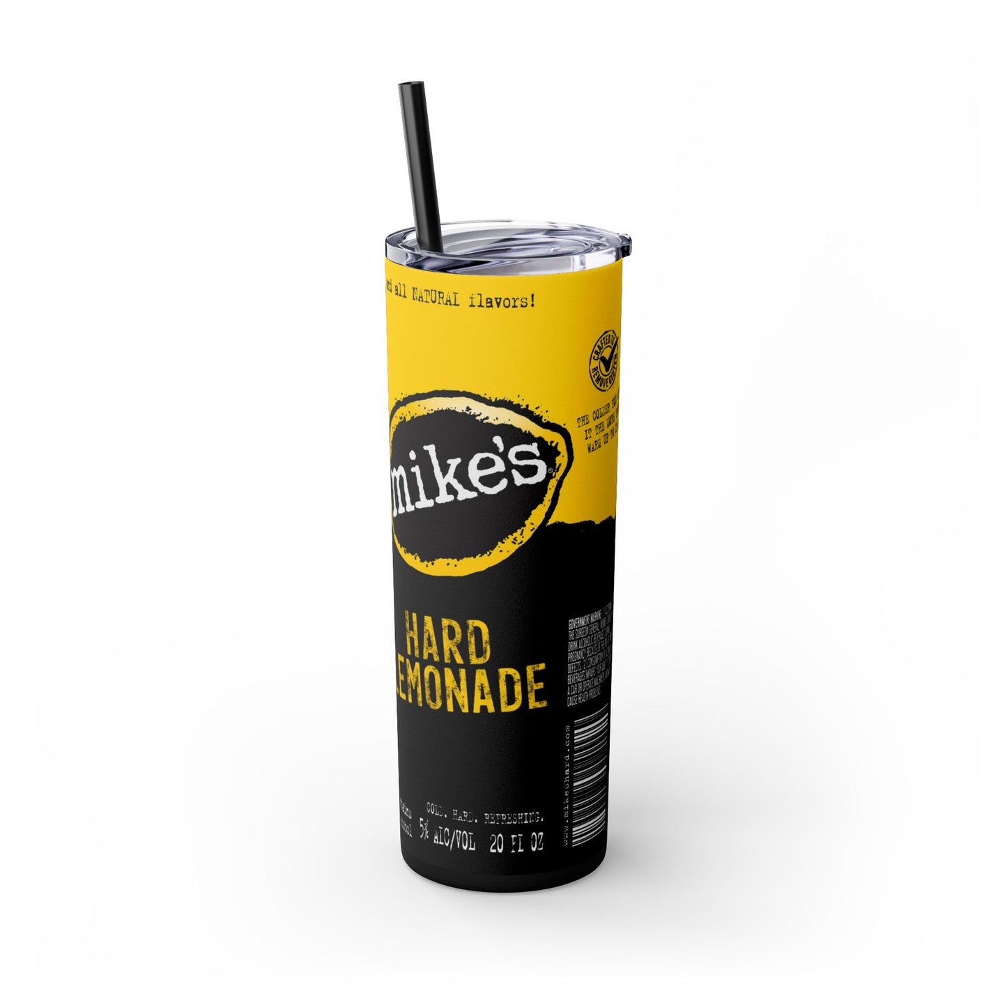 Mikes Lemonade  Tumbler with Straw, 20oz