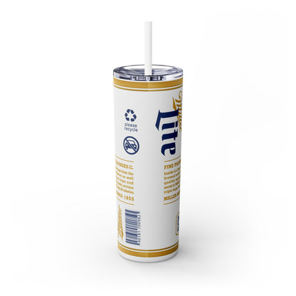 Miller Lt Tumbler with Straw, 20oz