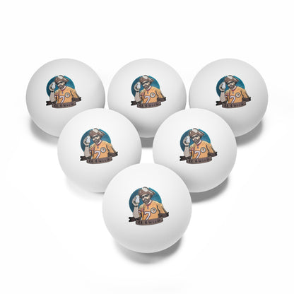 El Capitan Ping Pong Balls, 6 pcs