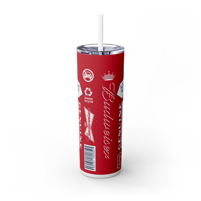 Bud Tumbler with Straw, 20oz