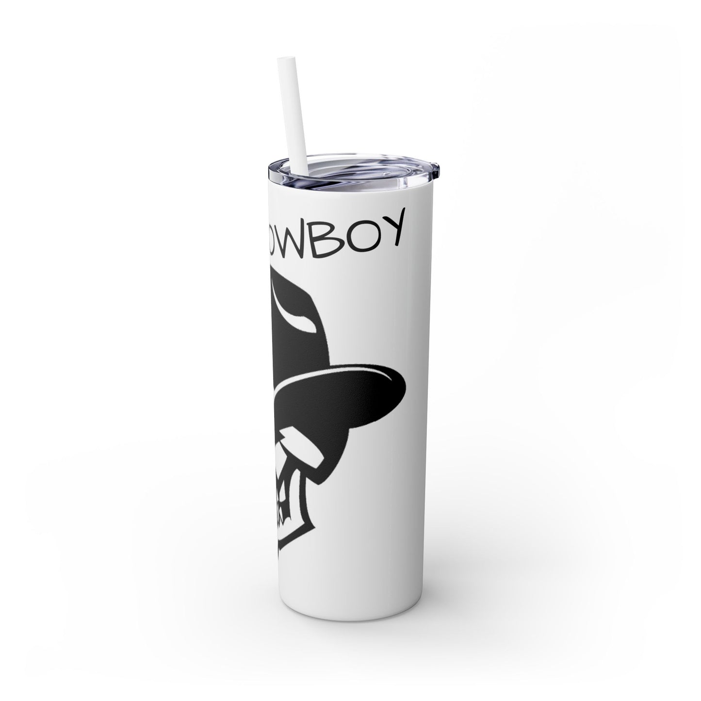 Bucn Cowboy Tumbler with Straw, 20oz