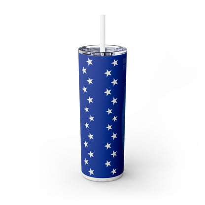 Bud Lt Tumbler with Straw, 20oz