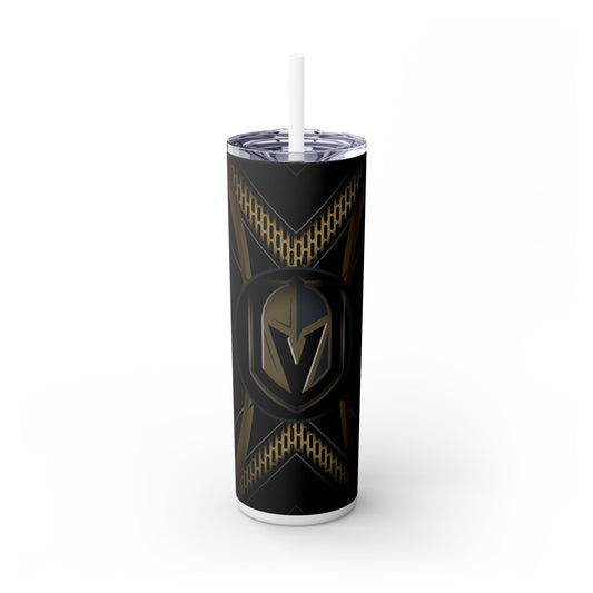 VGK 1 Skinny Tumbler with Straw, 20oz