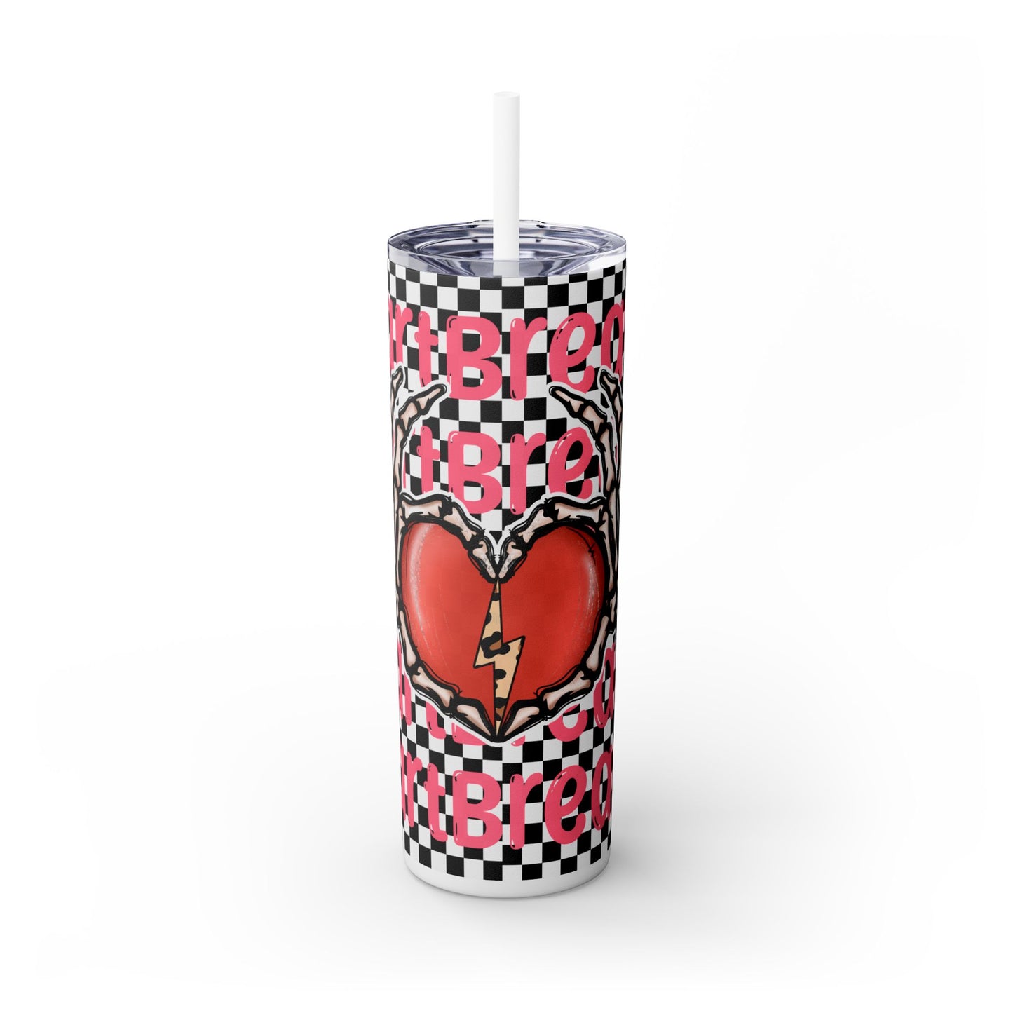 Heart Breaker Tumbler with Straw, 20oz