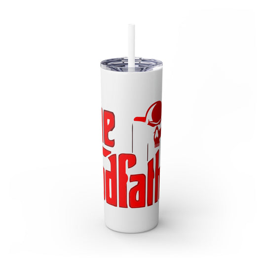 The Godfather Tumbler with Straw, 20oz