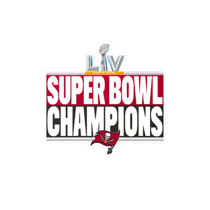 TB Super Bowl LIV Kiss-Cut Vinyl Decals