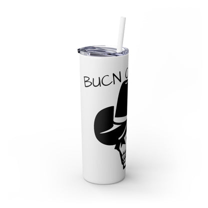 Bucn Cowboy Tumbler with Straw, 20oz